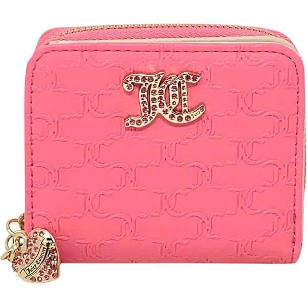 Amazon.com: Juicy Couture Double Sided Trifold Wallet (Juicy Pink